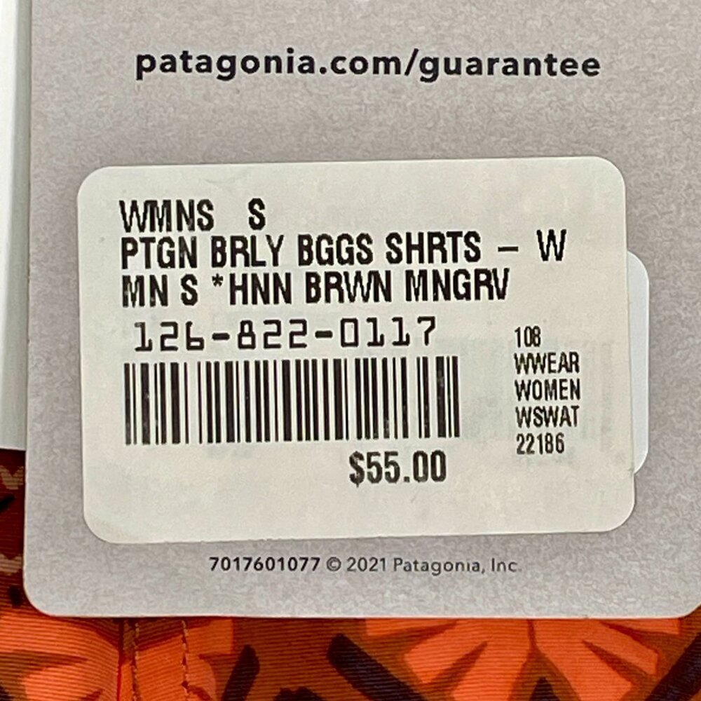 NWT Patagonia Barely Baggies Shorts Mangrove Print Women’s Small - Picture 7 of 14